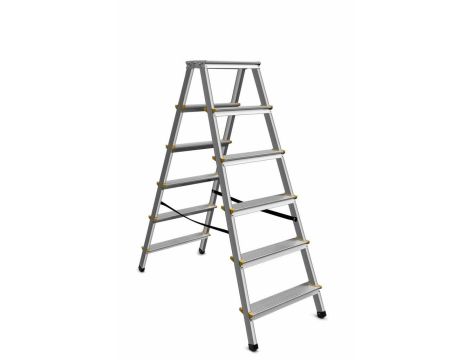 AWTOOLS DRABINA TABORET 150kg 6 STOPNI - 5