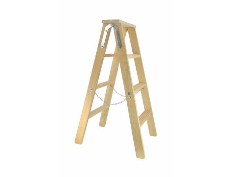 AWTOOLS DRABINA TABORET DREWNIANY 4 STOPNIE 150KG