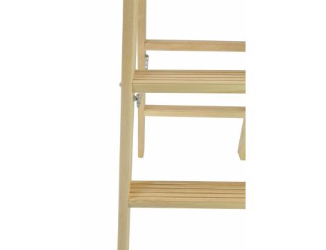 AWTOOLS DRABINA TABORET DREWNIANY 6 STOPNI 150KG - 3