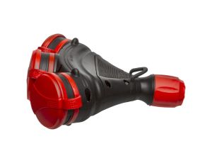 AWTOOLS GNIAZDO  EXTREME POTRÓJNE Z KLAPKAMIIP54 16A - image 2