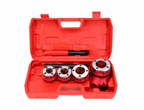 AWTOOLS GWINTOWNICA DO RUR 4szt.1/2", 3/4", 1", 1-1/4"  ZESTAW WALIZKA