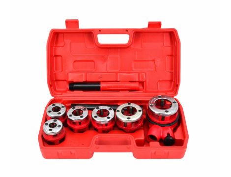 AWTOOLS GWINTOWNICA DO RUR 6szt.1/4", 3/8",1/2", 3/4", 1", 1-1/4"  ZESTAW WALIZKA