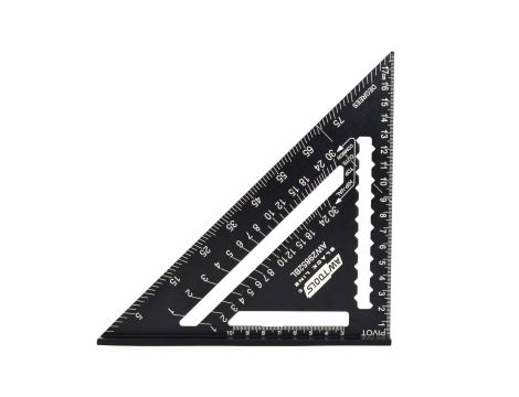 AWTOOLS KĄTOWNIK STOLARSKI ALUMINIOWY  7" BLACK LINE - 2