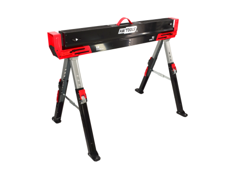 AWTOOLS KOBYŁKA STOJAK REGULOWANY DŁUGOŚĆ 98-115,5 cm WYSOKOŚĆ 62-82cm - 3