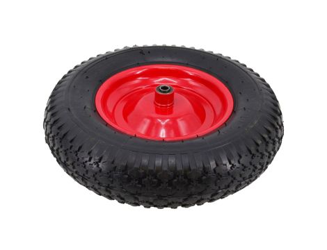 AWTOOLS KOŁO PNEU. 2PR CZERWONE 4.00-8/METAL.ŁOŻ+OŚ - 2