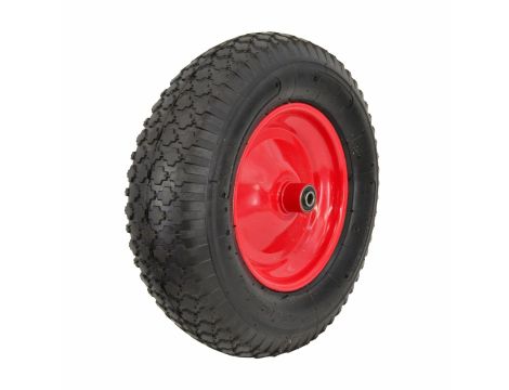 AWTOOLS KOŁO PNEU. 2PR CZERWONE 4.00-8/METAL.ŁOŻ+OŚ - 3