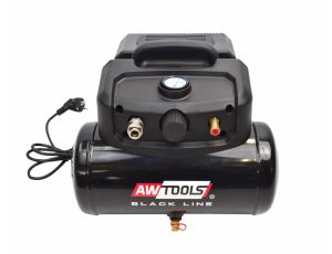 AWTOOLS KOMPRESOR    AC6 BEZOLEJOWY 6L 1,5HP BLACK LINE - image 2