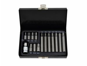 AWTOOLS KOŃCÓWKI IMBUSOWE HEX 15cz.BLACK LINE