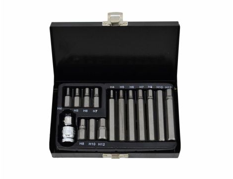 AWTOOLS KOŃCÓWKI IMBUSOWE HEX 15cz.BLACK LINE