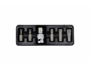 AWTOOLS KOŃCÓWKI SPLINE 6cz. M5-M12 + ADAPTER BLACK LINE