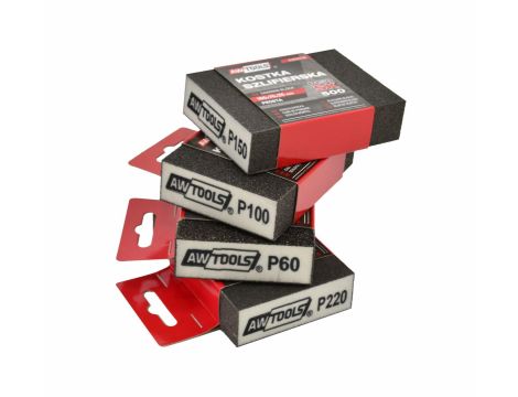 AWTOOLS KOSTKA SZLIFIERSKA 100x70x25mm P180 - 2