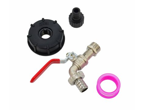 AWTOOLS KRAN OGRODOWY DO ZBIORNIKA CYNK NIK. 1/2" GZ 3/4" MAUZER