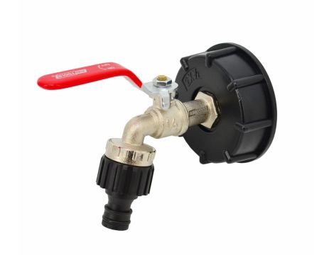 AWTOOLS KRAN OGRODOWY DO ZBIORNIKA CYNK NIK. 1/2" GZ 3/4" MAUZER - 2