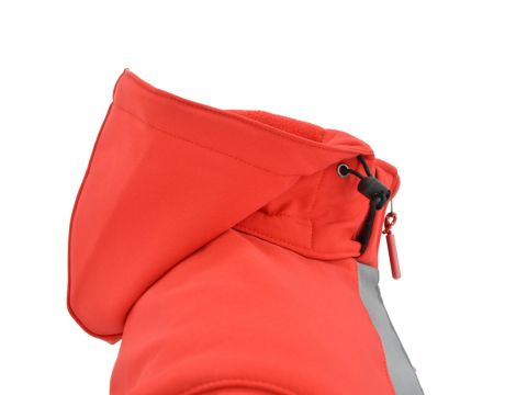 AWTOOLS KURTKA SOFTSHELL T4/ CZERWONO-SZARA/ XXL - 7