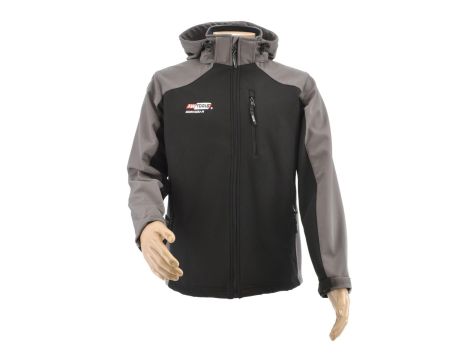 AWTOOLS KURTKA SOFTSHELL T4/ SZARO-CZARNA/ L