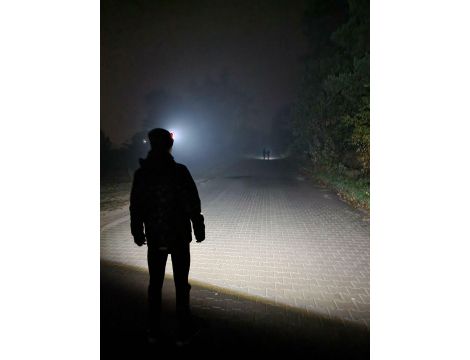 AWTOOLS LATARKA CZOŁOWA FRONTE COB LED Z CZUJNIKIEM RUCHU BLACK LINE - 5