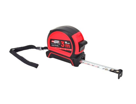 AWTOOLS MIARA ZWIJANA  3m x 19mm ABS NYLONOWA POWŁOKA