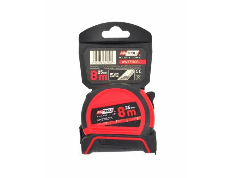 AWTOOLS MIARA ZWIJANA  5m x 25mm ABS NYLONOWA POWŁOKA - 3