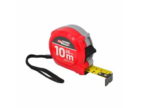 AWTOOLS MIARA ZWIJANA COMPACT 10m x 25mm ABS 2-STOP