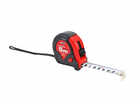 AWTOOLS MIARA ZWIJANA CZERWONO-CZARNA 10m x 25mm ABS TPR 2-STOP