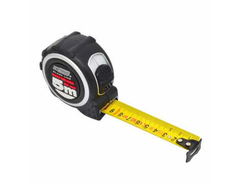 AWTOOLS MIARA ZWIJANA DWUSTRONNA  5m x 25mm ABS TPR 1-STOP - 2