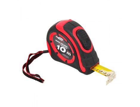 AWTOOLS MIARA ZWIJANA MAGNETYCZNA 10m/ x 25mm ABS TPR 1-AUTO STOP - 4