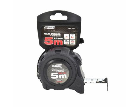 AWTOOLS MIARA ZWIJANA MAGNETYCZNA 7,5m x 25mm ABS 1-AUTO STOP - 3