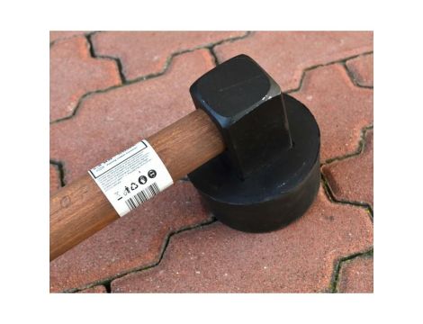 AWTOOLS MŁOTEK BRUKARSKI 1,5KG GUMA - 4