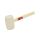 AWTOOLS MŁOTEK GUM/DR. BIAŁY 680g