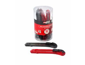 AWTOOLS NOŻYK DO TAPET TRANSP. 12szt. TUBA