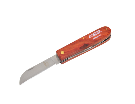 AWTOOLS NÓŻ MONTERSKI/ UCHWYT DREWNIANY 180mm - 3