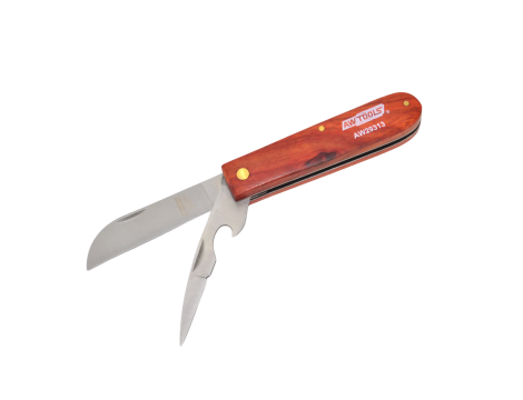 AWTOOLS NÓŻ MONTERSKI/ UCHWYT DREWNIANY 180mm