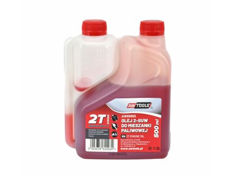AWTOOLS OLEJ 2-SUW DO MIESZANKI PALIWOWEJ 0,5L CZERWONY Z DOZOWNIKIEM