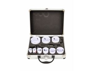 AWTOOLS OTWORNICE BIMETALOWE KPL. 22-64mm  8 elem. BLACK LINE WALIZKA METALOWA