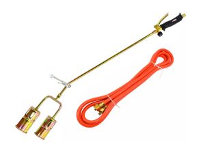 AWTOOLS PALNIK DEKARSKI DŁUGI Z DWOMA DYSZAMI 60 MM