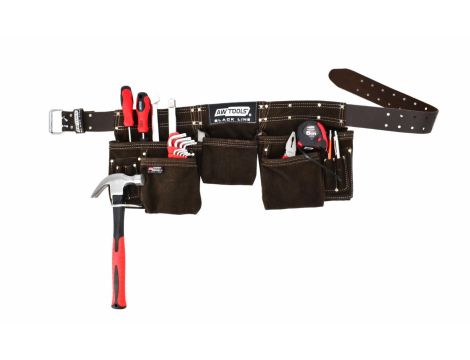 AWTOOLS PAS MONTERSKI PROF. 11 KIESZENIPASEK SKÓRZANY BLACK LINE - 3