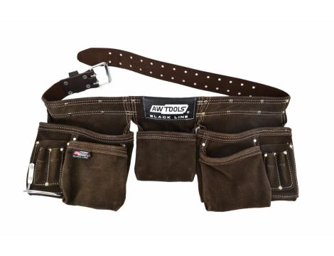 AWTOOLS PAS MONTERSKI PROF. 11 KIESZENIPASEK SKÓRZANY BLACK LINE - 4