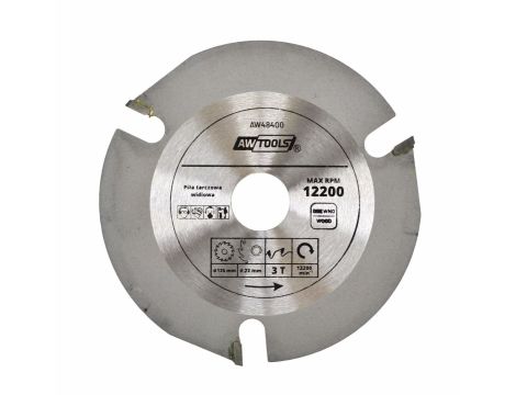 AWTOOLS PIŁA TARCZOWA WIDIOWA TCT 125x22x3z