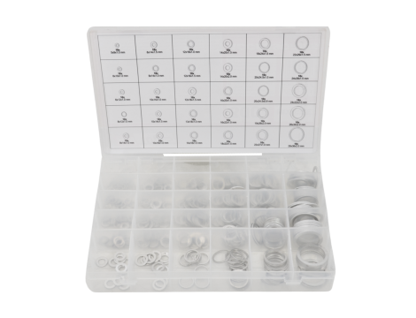 AWTOOLS PODKŁADKI ALUMINIOWE 300szt. MIX