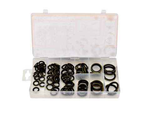 AWTOOLS PODKŁADKI METALOWO-GUMOWE  90szt.