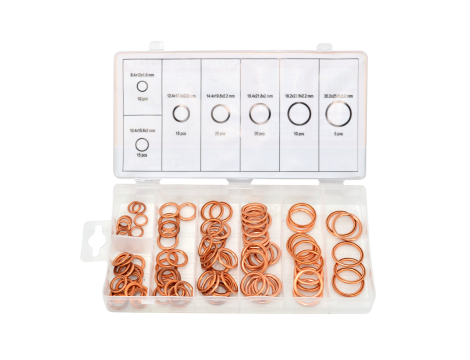 AWTOOLS PODKŁADKI MIEDZIANE DMUCHANE  95szt.