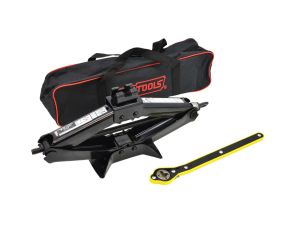 AWTOOLS PODNOŚNIK TRAPEZOWY 2000kg + KLUCZ + TORBA - image 2