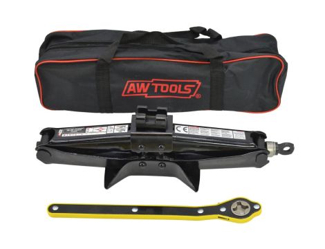AWTOOLS PODNOŚNIK TRAPEZOWY 2000kg + KLUCZ + TORBA - 4