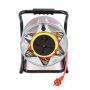 AWTOOLS PRZEDŁUŻACZ BĘBEN METAL  30m 3x1,5mmCZERWONY HEAVY DUTY 16A / 3680W / IP44 - 3