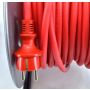AWTOOLS PRZEDŁUŻACZ BĘBEN METAL  40m 3x2,5mmCZERWONY HEAVY DUTY 16A / 3680W / IP44 - 5