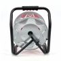 AWTOOLS PRZEDŁUŻACZ BĘBEN METAL  50m 3x1,5mmCZERWONY HEAVY DUTY 16A / 3680W / IP44 - 4