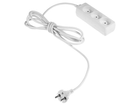 AWTOOLS PRZEDŁUŻACZ DOMOWY  B/U. 3g*3,0m - 3