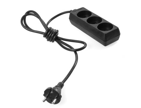 AWTOOLS PRZEDŁUŻACZ DOMOWY CZAR. B/U.3g*1,5m - 3