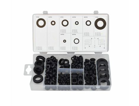 AWTOOLS PRZELOTKI GUMOWE 180szt. MIX...