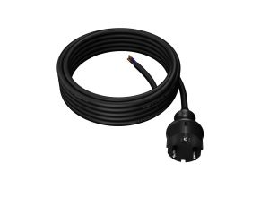 AWTOOLS PRZEWÓD Z WTYCZKĄ 2m 2x1,0 CZARNYH05VV-F